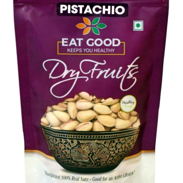 Adroit Eat Good Pistachios | Premium Quality & Crunchy | Rich in Protein, Fiber & Antioxidants | Heart-Healthy Snack | 400 grams